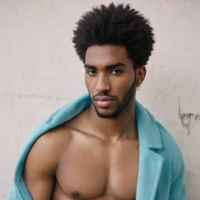 Modelo virtual masculino creado por Unsyn