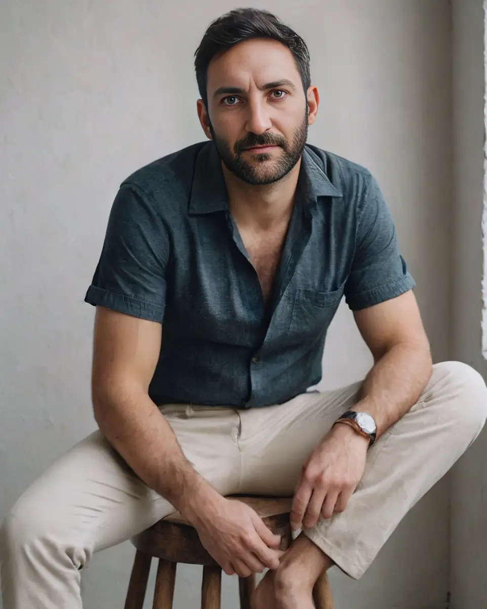 Modelo IA Unsyn - Moda masculina